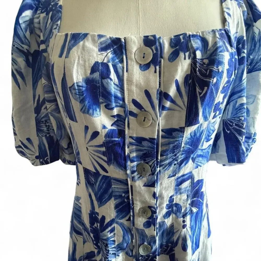 NWT Farm Rio Golden Tiles Mini Dress (size S) 348